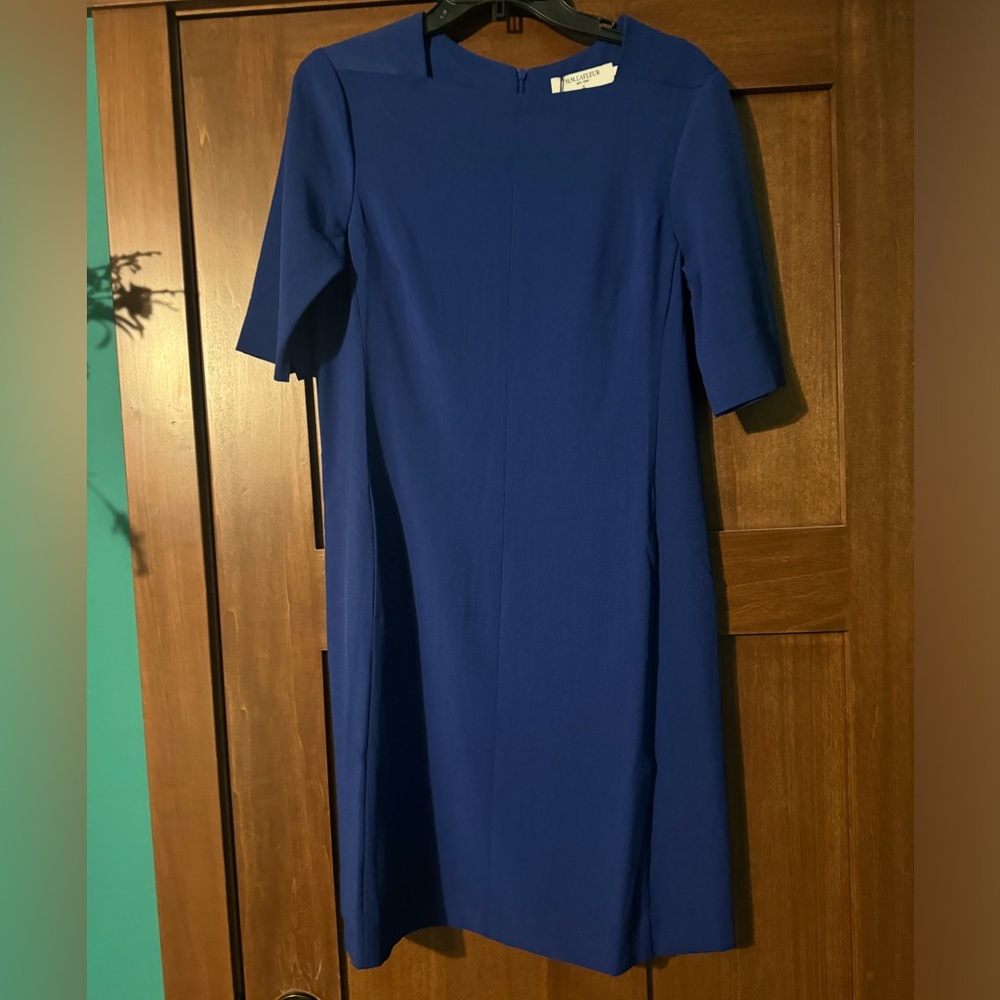 NWT! MM Lafleur Royal Blue Long Sleeve Dress